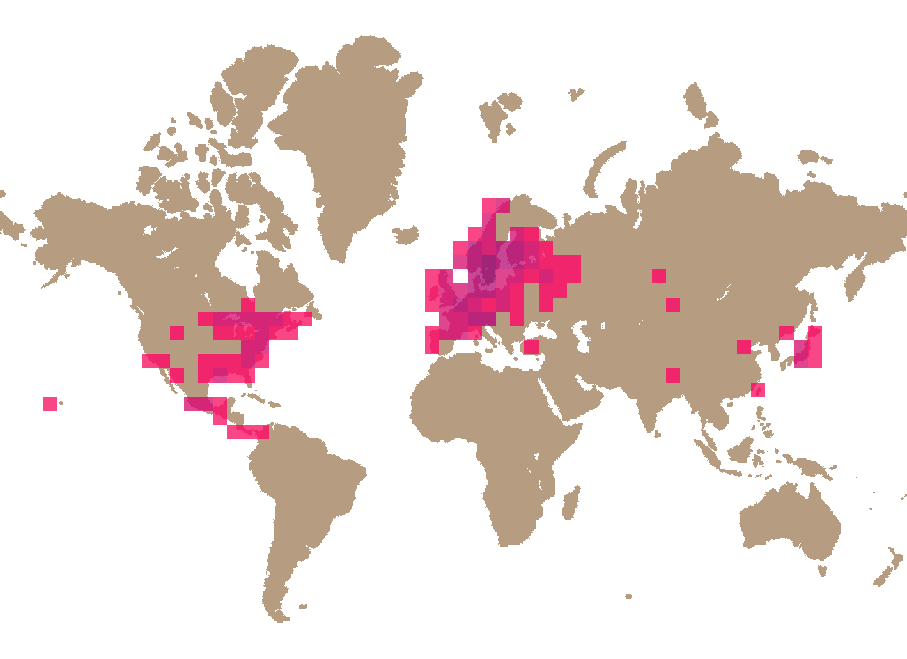 European destroying angel (Amanita virosa) distribution info