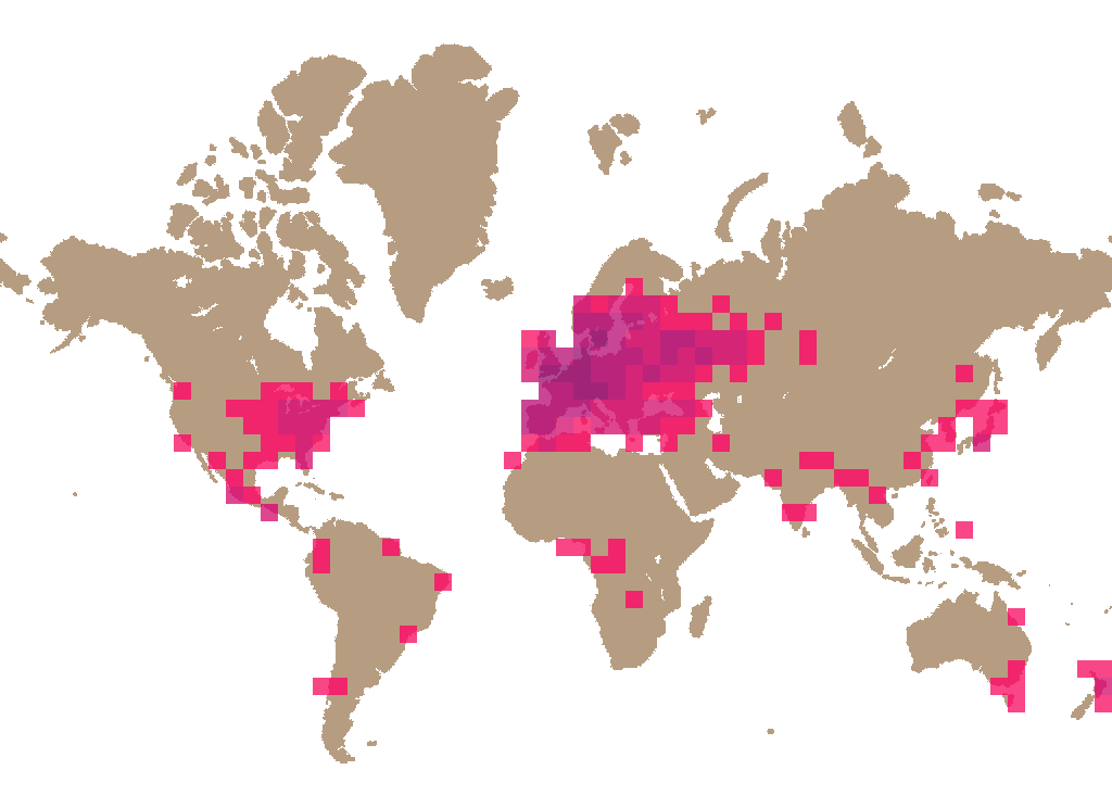 Parasol (Macrolepiota procera) distribution info