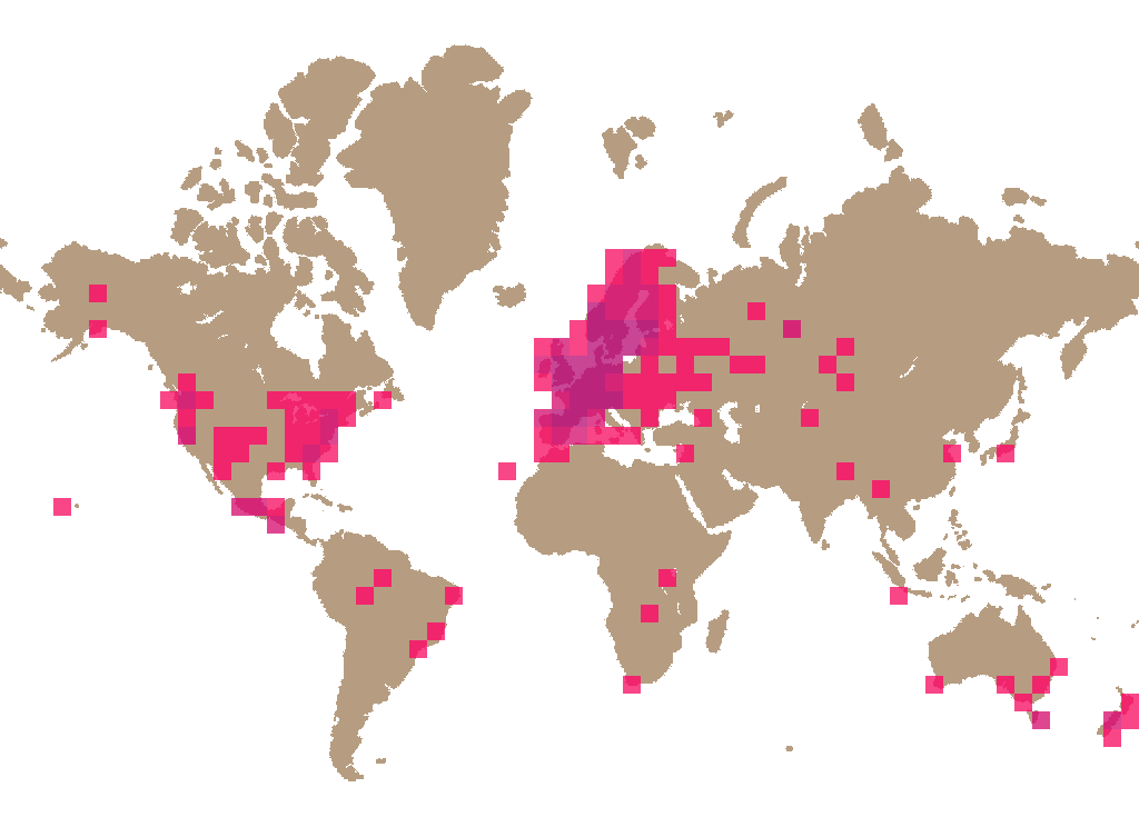 Blushing wood mushroom (Agaricus sylvaticus) distribution info