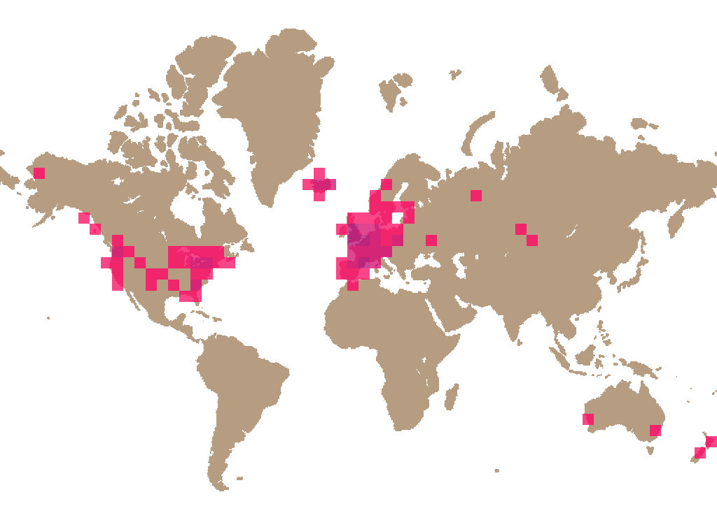 Ivory funnel (Collybia dealbata) distribution info