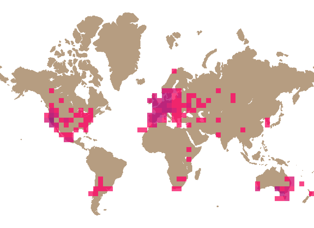 Yellow stainer (Agaricus xanthodermus) distribution info