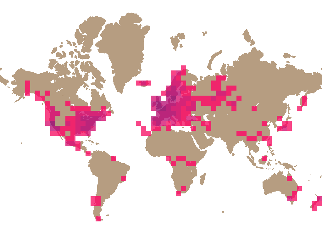 Honey fungus (Armillaria mellea) distribution info