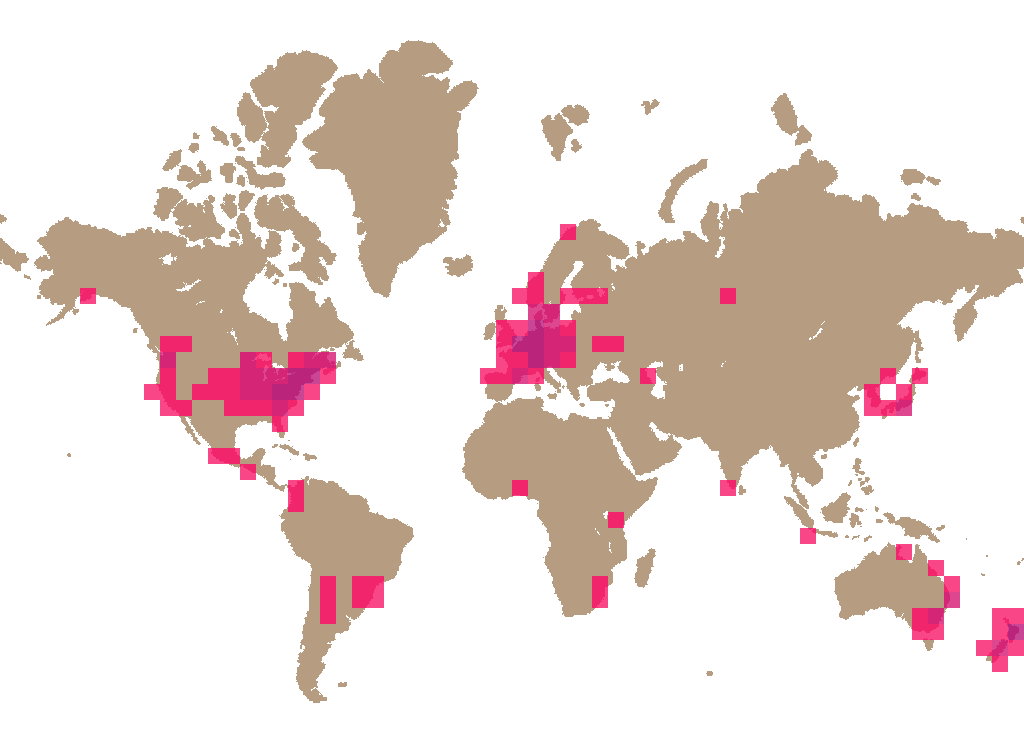 Wine-red stropharia (Stropharia rugosoannulata) distribution info
