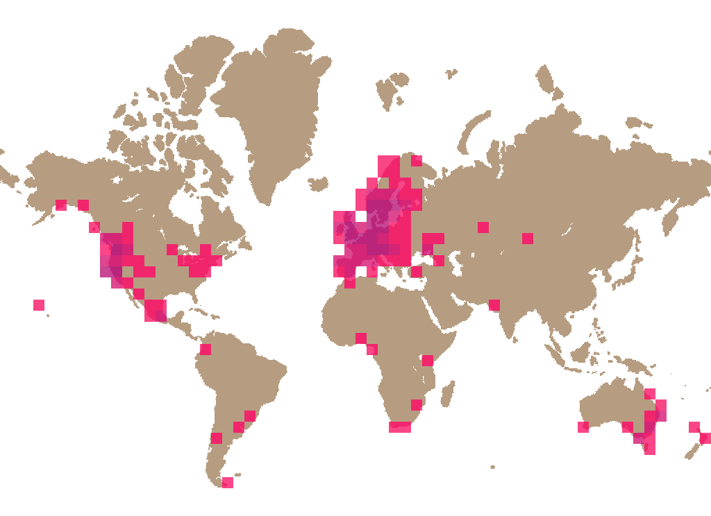The prince (Agaricus augustus) distribution info