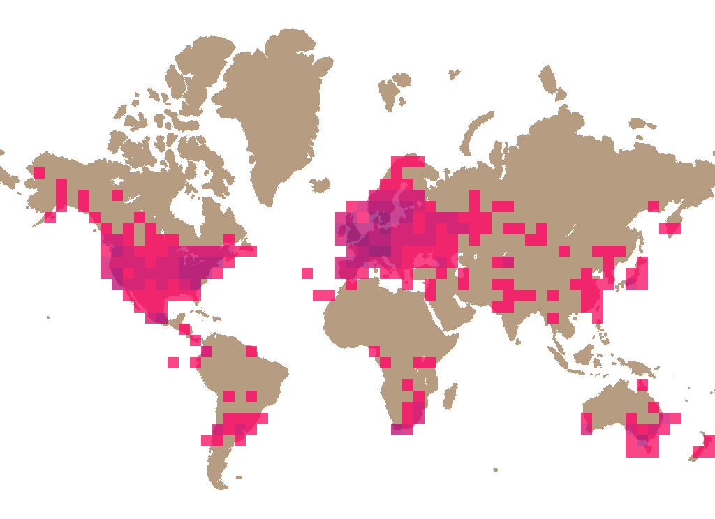 Mica cap (Coprinellus micaceus) distribution info