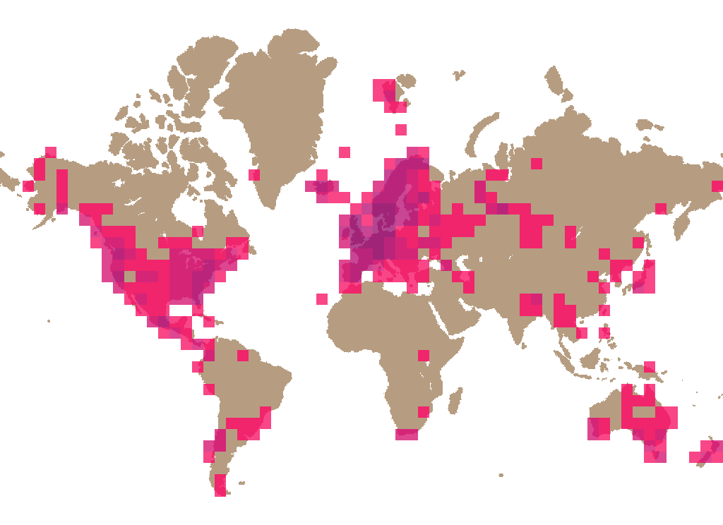 Deceiver (Laccaria laccata) distribution info