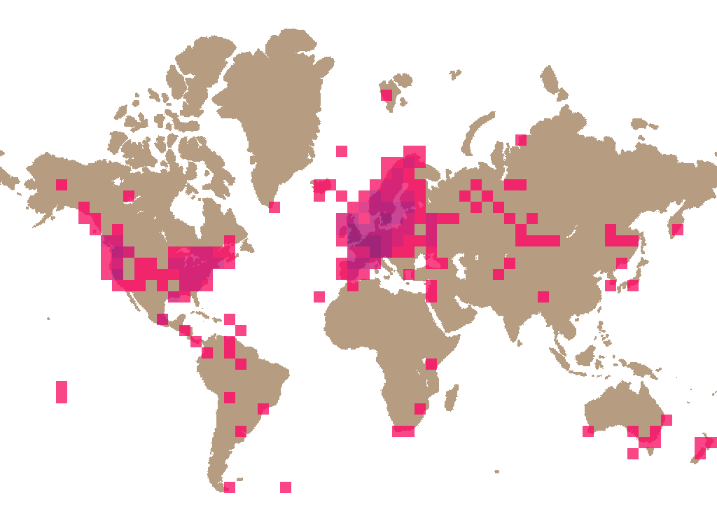 Orange jelly (Dacrymyces stillatus) distribution info