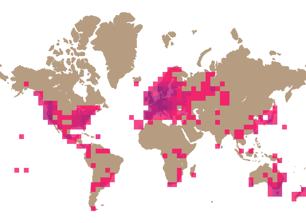 Sulphur tuft (Hypholoma fasciculare) distribution info